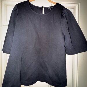 J. Crew Black Blouse